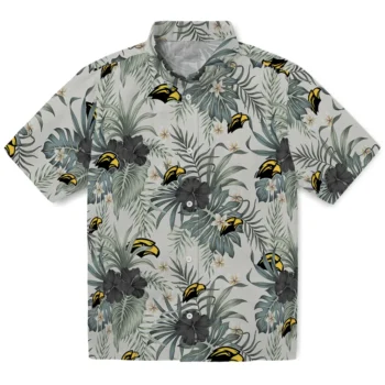 southern miss golden eagles hibiscus designs beige hawaiian shirts best selling