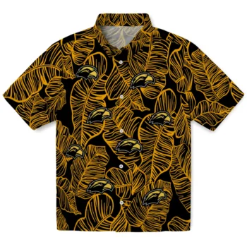 southern miss golden eagles leaf outline black hawaiian shirts best selling