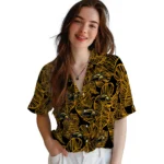 Southern Miss Golden Eagles Hawaiian Shirt – Leaf Outline