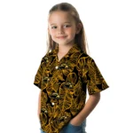 Southern Miss Golden Eagles Hawaiian Shirt – Leaf Outline
