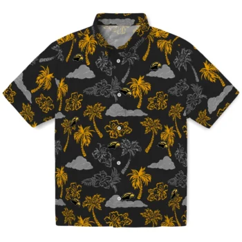 southern miss golden eagles palm and clouds black hawaiian shirts best selling