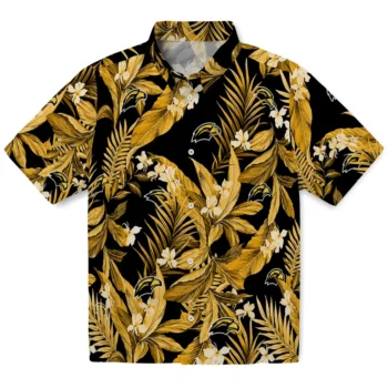 southern miss golden eagles palm leaves black hawaiian shirts best selling