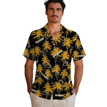 southern miss golden eagles palm grove black hawaiian shirts fashion forward