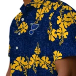 St. Louis Blues Hawaiian Shirt – 50th State Flower