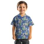 St. Louis Blues Hawaiian Shirt – Anthurium Overlay
