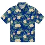 St. Louis Blues Hawaiian Shirt – Flamingo and Hibiscus
