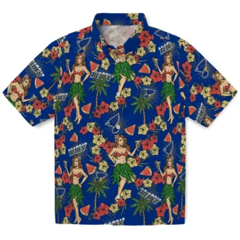 st louis blues hawaiian girls design blue hawaiian shirts best selling