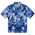 St. Louis Blues Hawaiian Shirt – Hibiscus Arrangement