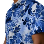 St. Louis Blues Hawaiian Shirt – Hibiscus Arrangement