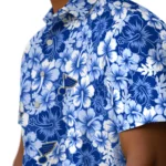 St. Louis Blues Hawaiian Shirt – Hibiscus Blooms