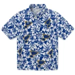 St. Louis Blues Hawaiian Shirt – Hibiscus Motif