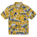 St. Louis Blues Hawaiian Shirt – Hibiscus Overlay