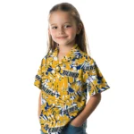 St. Louis Blues Hawaiian Shirt – Hibiscus Overlay