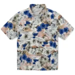 St. Louis Blues Hawaiian Shirt – Hibiscus Seaside