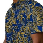 St. Louis Blues Hawaiian Shirt – Leaf Outline