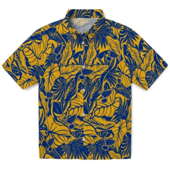 st louis blues monstera layer blue hawaiian shirts best selling