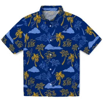 st louis blues palm and clouds blue hawaiian shirts best selling