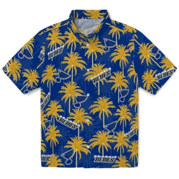 st louis blues palm grove blue hawaiian shirts best selling