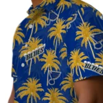 St. Louis Blues Hawaiian Shirt – Palm Tree Motif
