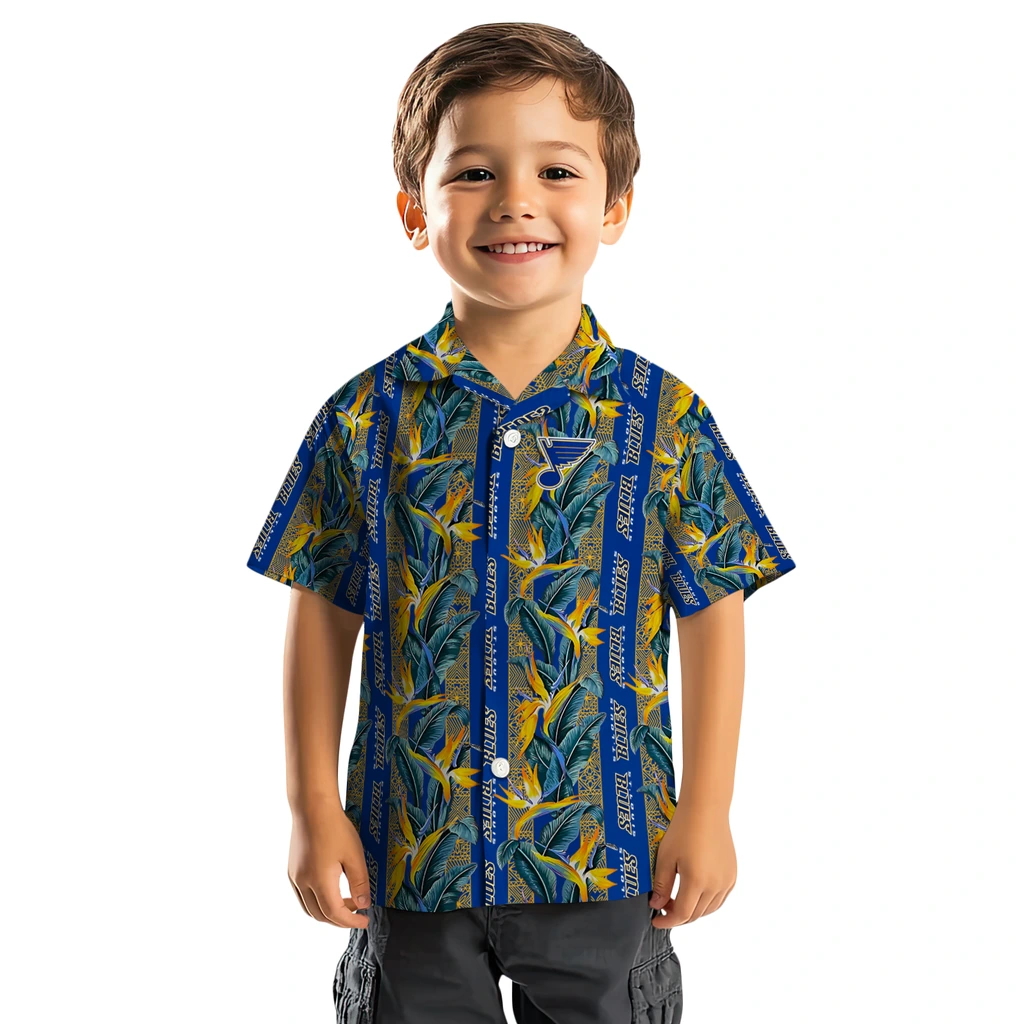 St. Louis Blues Hawaiian Shirt - Paradise Vines st louis blues paradise vines blue hawaiian shirts top rated