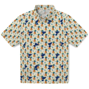 st louis blues pineapple delight beige hawaiian shirts best selling