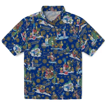 st louis blues simpsons christmas blue hawaiian shirts best selling