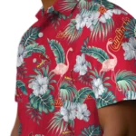 St. Louis Cardinals Hawaiian Shirt – Flamingo and Hibiscus