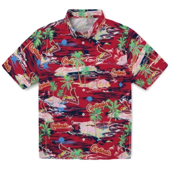 st louis cardinals flamingo retreat red hawaiian shirts best selling
