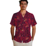 St. Louis Cardinals Hawaiian Shirt – Leaf Outline