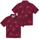 St. Louis Cardinals Hawaiian Shirt – Leaf Outline