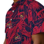 St. Louis Cardinals Hawaiian Shirt – Monstera Layer