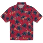 St. Louis Cardinals Hawaiian Shirt – Palm Tree Motif