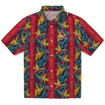 st louis cardinals paradise vines red hawaiian shirts best selling