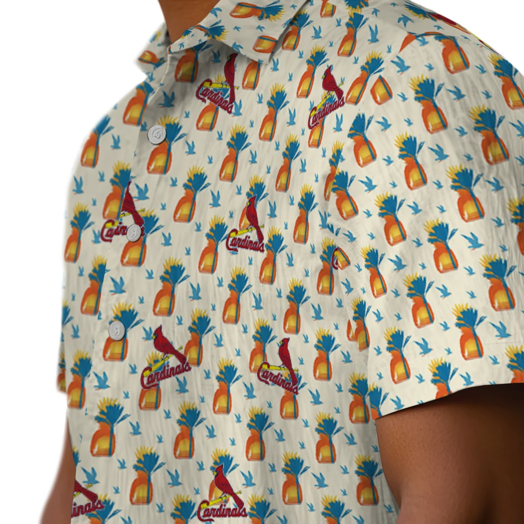 St. Louis Cardinals Hawaiian Shirt - Pineapple Delight st louis cardinals pineapple delight beige hawaiian shirts trendy