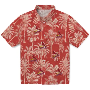 st louis cardinals palm shadows red hawaiian shirts best selling