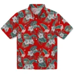 Tampa Bay Buccaneers Hawaiian Shirt – Flamingo and Hibiscus