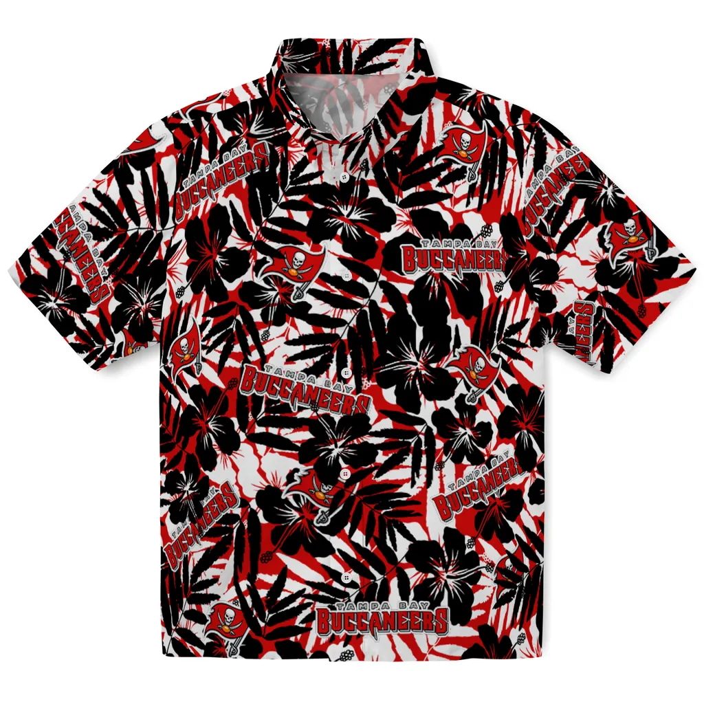 Tampa Bay Buccaneers Hawaiian Shirt - Hibiscus Overlay tampa bay buccaneers hibiscus overlay hawaiian shirts best selling