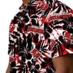 Tampa Bay Buccaneers Hawaiian Shirt – Hibiscus Overlay