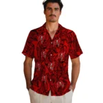 Tampa Bay Buccaneers Hawaiian Shirt – Leaf Outline