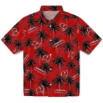 Tampa Bay Buccaneers Hawaiian Shirt – Palm Tree Motif