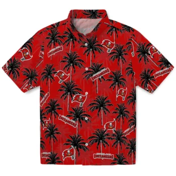 tampa bay buccaneers palm grove red hawaiian shirts best selling