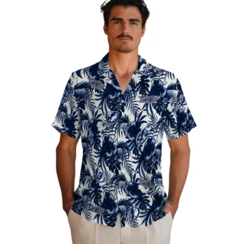 tampa bay lightning hibiscus exotic blue hawaiian shirts fashion forward