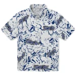 Tampa Bay Lightning Hawaiian Shirt – Hibiscus Overlay