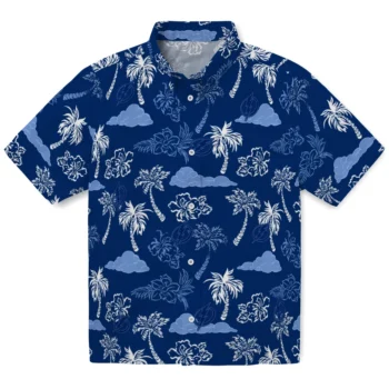 tampa bay lightning palm and clouds blue hawaiian shirts best selling