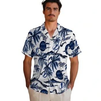 tampa bay lightning palm sunset hawaiian shirts fashion forward