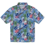 Tampa Bay Lightning Hawaiian Shirt – Pineapple Bouquet