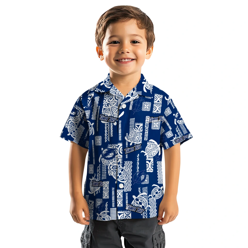 Tampa Bay Lightning Hawaiian Shirt - Turtle Lines tampa bay lightning turtle lines blue hawaiian shirts top rated