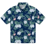 Tampa Bay Rays Hawaiian Shirt – Flamingo and Hibiscus
