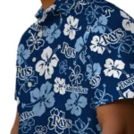 Tampa Bay Rays Hawaiian Shirt – Hibiscus Flower Design