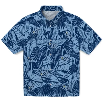 tampa bay rays monstera layer navy hawaiian shirts best selling